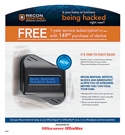 Recon Sentinel Cybersecurity Device Annual Service