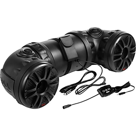 BOSS AUDIO ATV85B Powersports Plug and Play Audio System with Weather Proof 8 Inch Component Speakers, Bluetooth Audio Streaming and Built in 700 Watt Amplifier. - 1 Year Warranty