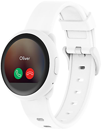 MyKronoz ZeRound 3 Lite Smart Watch, White, KRZEROUND3L-WHITE