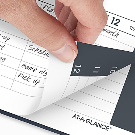 AT-A-GLANCE® Weekly Appointment Book, 11 X 8.25, Navy Cover, 13-Month - View #3
