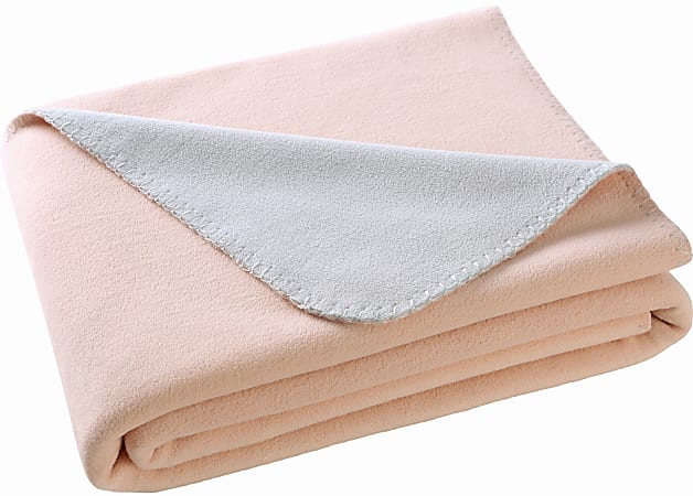 Baby pink fleece blanket sales