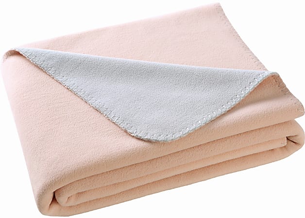 Sedona House Micro-Polar Fleece Throw, 50" x 60", Pink