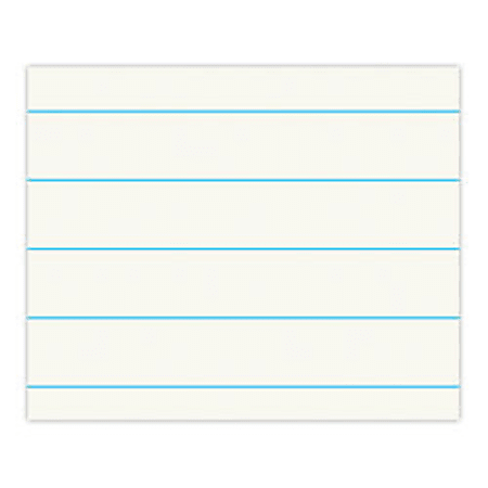 FORAY® Blue Ruled Practice Paper, 1" Heading, 8 1/2" x 11", Pack Of 500 Sheets