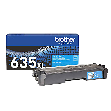 Brother TN635XL Cyan High Yield Toner Cartridge (TN635XLC)