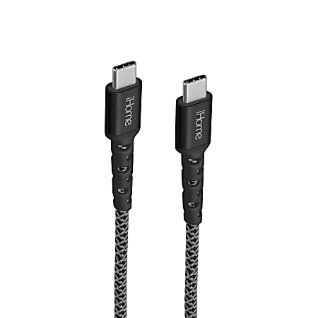 ISOUL Cavo USB Type-C – 3 Pezzi (15cm, 1m, 2m) – Intrecciato In Nylon Grigio – Ricarica Rapida E Trasferimento Dati (480 Mbps)