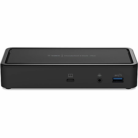 Belkin Thunderbolt 3 Dock Plus - Laptop Docking station - Dual 4k - 40Gbps - 60W PD-MacOS and Windows - for Notebook - 125 W - USB Type C - 6 x USB Ports - USB Type-C - Network (RJ-45) - DisplayPort - Audio Line Out - Thunderbolt - Wired