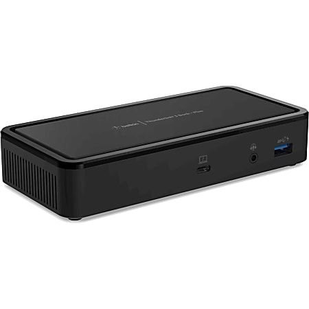Belkin Thunderbolt 3 Dock Plus Laptop Docking station Dual 4k 40Gbps 60W PD MacOS and Windows for Notebook 125 W USB Type C 6 x USB Ports USB Type C Network RJ