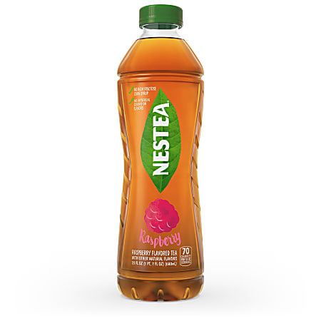 Nestea® Flavored Ice Tea, Raspberry, 16.9 Oz, Carton Of 24