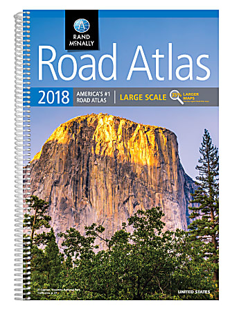 Rand McNally Large-Scale Road Atlas 2018