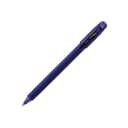 Pentel® EnerGel™ FLASH! Liquid Gel Stick Pens, Medium Point, 0.7 mm, Blue Barrel, Blue Ink, Pack Of 12