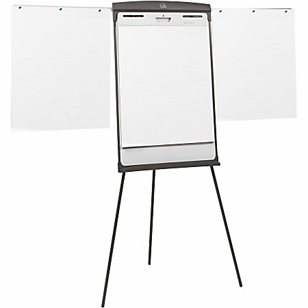 Quartet® Contemporary Tripod StyleDry-Erase Whiteboard Easel, 27" x 35", Metal Frame With Black Finish
