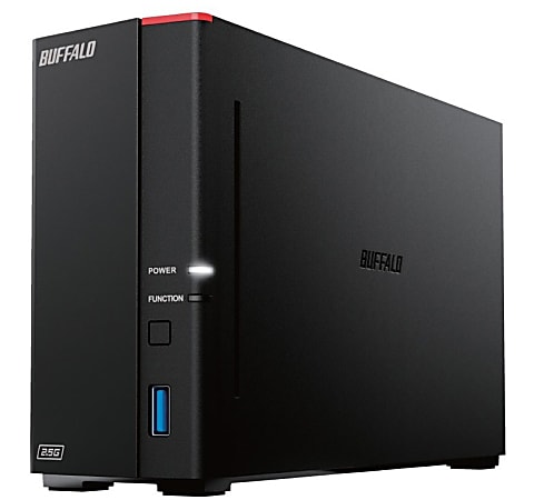 Buffalo LinkStation 710D 8TB Hard Drives Included (1 x 8TB, 1 Bay) - -  1.30 GHz - 1 x HDD Supported - 1 x HDD Installed - 8 TB Installed HDD Capacity - 2 GB RAM - Serial ATA/600 Controller - 1 x Total Bays