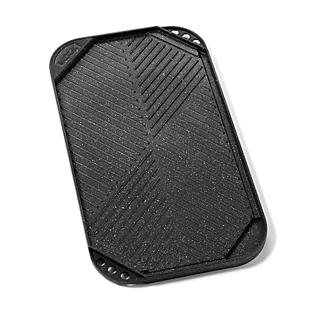 The Rock 18 in. Aluminum Nonstick Reversible Stovetop Griddle The Rock 18 in. Aluminum Nonstick Reversible Stovetop Griddle