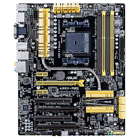 Asus A88X-PRO Desktop Motherboard - AMD Chipset - Socket FM2+ - 1 x Retail Pack