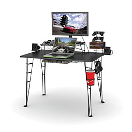 Atlantic Gaming Desk, Black