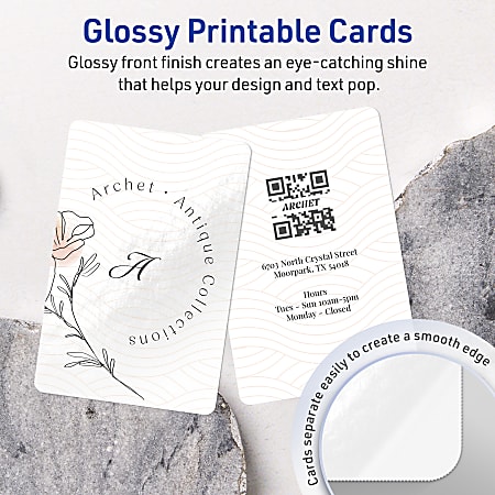 Avery Printable Postcards With Sure Feed Technology 6 x 9 Rectangle