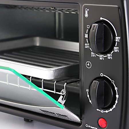 Better Chef Toaster Oven With Broiler 9 L BlackStainless Steel ODP Business Solutions