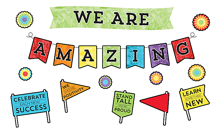 Carson-Dellosa Celebrate Learning We Are Amazing Bulletin Board Set