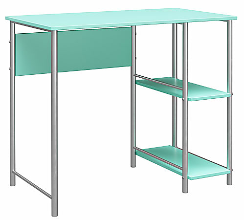Ameriwood Home Garrett Metal 36 W Student Desk Green Office Depot