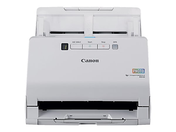 Canon imageFORMULA RS40 - Document scanner - Contact Image Sensor (CIS) - Duplex - Legal - 600 dpi - up to 40 ppm (mono) / up to 30 ppm (color) - ADF (60 sheets) - up to 4000 scans per day - USB 2.0