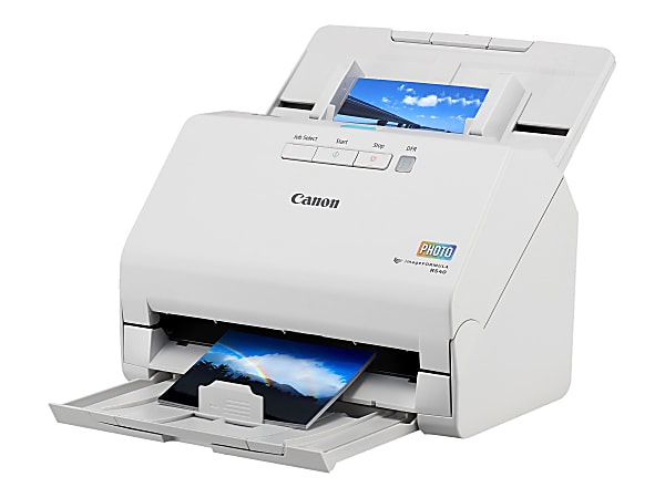 Canon imageFORMULA RS40 Document scanner Contact Image Sensor CIS Duplex Legal 600 dpi up to 40 ppm mono up to 30 ppm color ADF 60 sheets up to 4000 scans per day USB 2.0 - Office Depot Canon imageFORMULA RS40 Document scanner Contact Image Sensor CIS Duplex Legal 600 dpi up to 40 ppm mono up to 30 ppm color ADF 60 sheets up to 4000 scans per day USB 2.0 - Office Depot