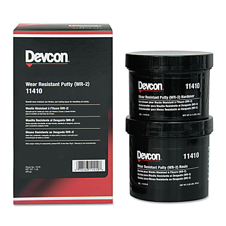 Devcon Wear Resistant Putty WR-2, 1 lb, Dark