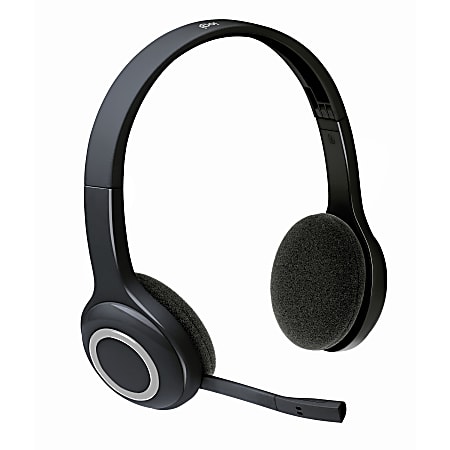 Logitech H600 Wireless Headset with Noise-Cancelling Mic - Black