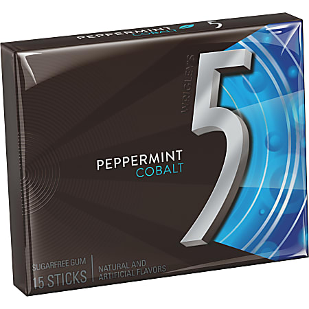 Wrigley's Cobalt® 5® SugarFree Gum, 15 Sticks, 0.095 Oz