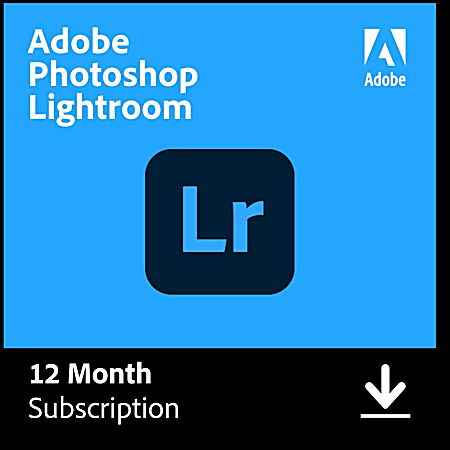 Adobe Lightroom 2025 1 TB, 1 YR Subscription, Mac & Windows, Download