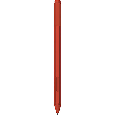 Microsoft Surface Pen Stylus - Bluetooth - Active - Replaceable Stylus Tip - Poppy Red - Tablet, Notebook Device Supported