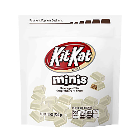 Kit Kat® White Chocolate Minis, 8 Oz, Pack Of 3 Bags