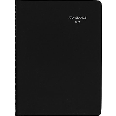 AT-A-GLANCE DayMinder 2023 RY Weekly Appointment Book Planner, Black, Large, 8" x 11"