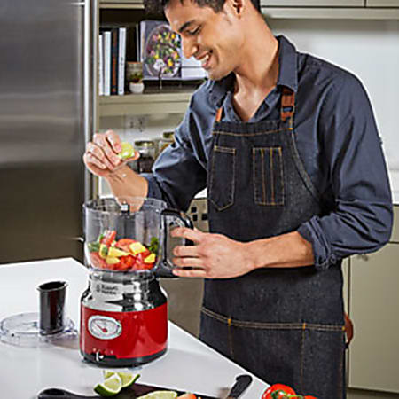 Russell Hobbs Retro Style Cup Food Processor 17 12 H Red