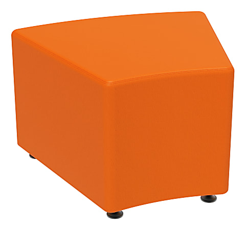 Marco Group Sonik 30° Curve Bench, 18"H, Papaya Orange