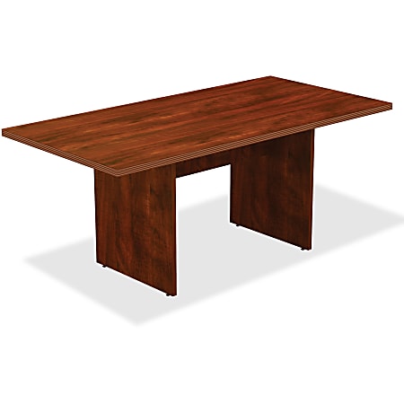 Lorell® Rectangle Conference Table, 6'W, Cherry