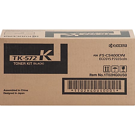 Kyocera TK572K Original Toner Cartridge - Laser - 16000 Pages - Black - 1 Each