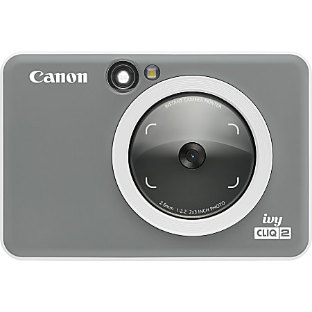 Canon IVY CLIQ2 5 Megapixel Instant Digital Camera - Charcoal - Autofocus