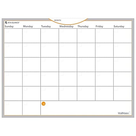 Peel & Stick Think Board Calendar - Buy Think Board Dry Erase Calendar  Online