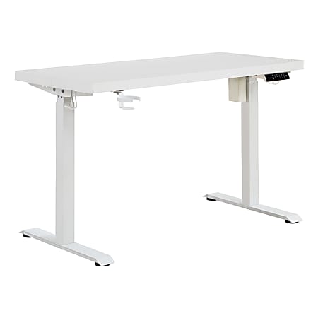 Primo-Sit/Stand Elec 48"-White Carbon Fiber Finish