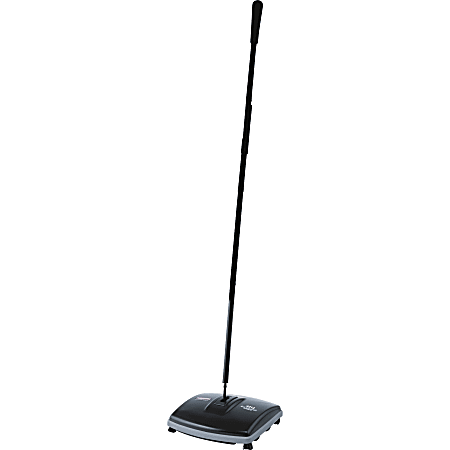 Rubbermaid Commercial Floor/Carpet Sweeper - 6.50" Brush Face - 9.5" Overall Length - Plastic Handle - Gray - 4 / Carton