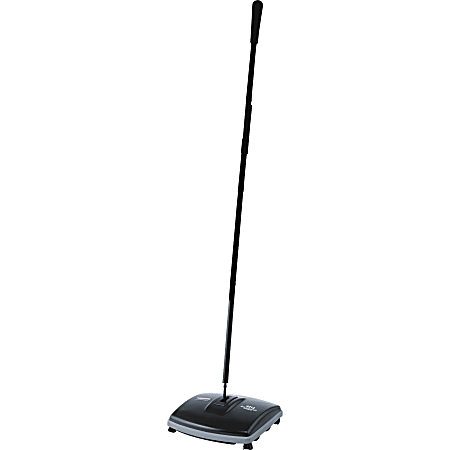 Rubbermaid Commercial Floor/Carpet Sweeper - 6.50" Brush Face - 9.5" Overall Length - Plastic Handle - 4 / Carton - Gray
