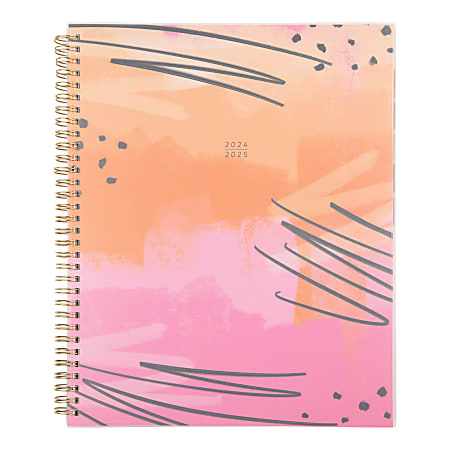 2024 Happy Planner 12-Month Monthly/Weekly Big Organized by Happy Planner, 8-1/2" x 11", Make Your Mark, July 2024 To June 2025