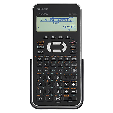 Sharp® EL-W535XBSL Scientific Calculator, Silver