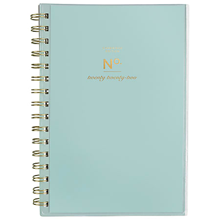 Cambridge® WorkStlye Weekly/Monthly Planner, Junior-Size, Green, January To December 2022, 1575-201