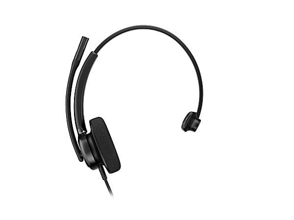 HP Poly Mission 415 On-Ear Wired Headset, Black, C01A9A6AC3
