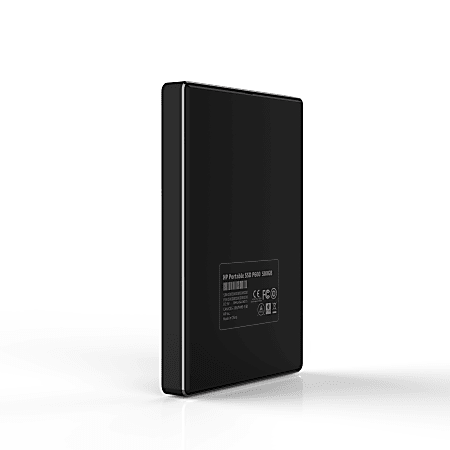 HP P600 500GB Portable External Solid State Drive, 3XJ07AA#ABC, Black