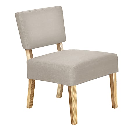Monarch Specialties Salma Accent Chair, Taupe