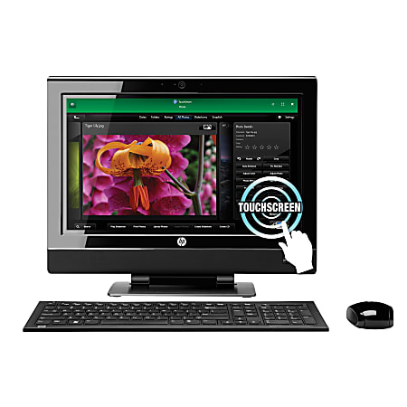 HP TouchSmart 310-1125f All-In-One Desktop Computer With AMD Athlon™ II 245e Dual-Core Processor & 20" Touch-Screen LCD Monitor