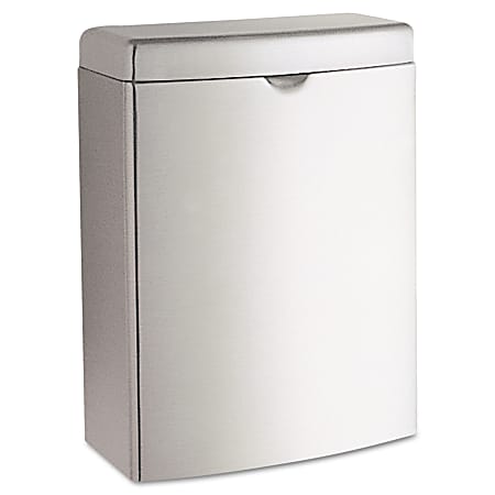 Contura Receptacle, 1 gal, Stainless Steel Contura Receptacle, 1 gal, Stainless Steel