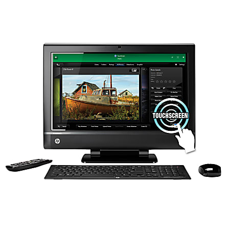 HP TouchSmart 610-1030f All-In-One Desktop Computer With Intel® Core™ i3-550 Processor & 23" Touch-Screen LED-Backlit Monitor